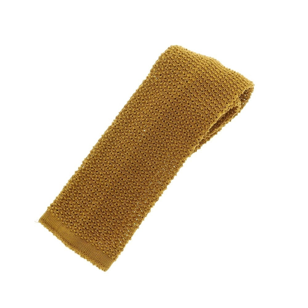 [Used] TIE YOUR TIE Silk Knit Tie Mustard [Size -] [YEL] [S/S/A/W] [Condition Rank B] ​​[Men&