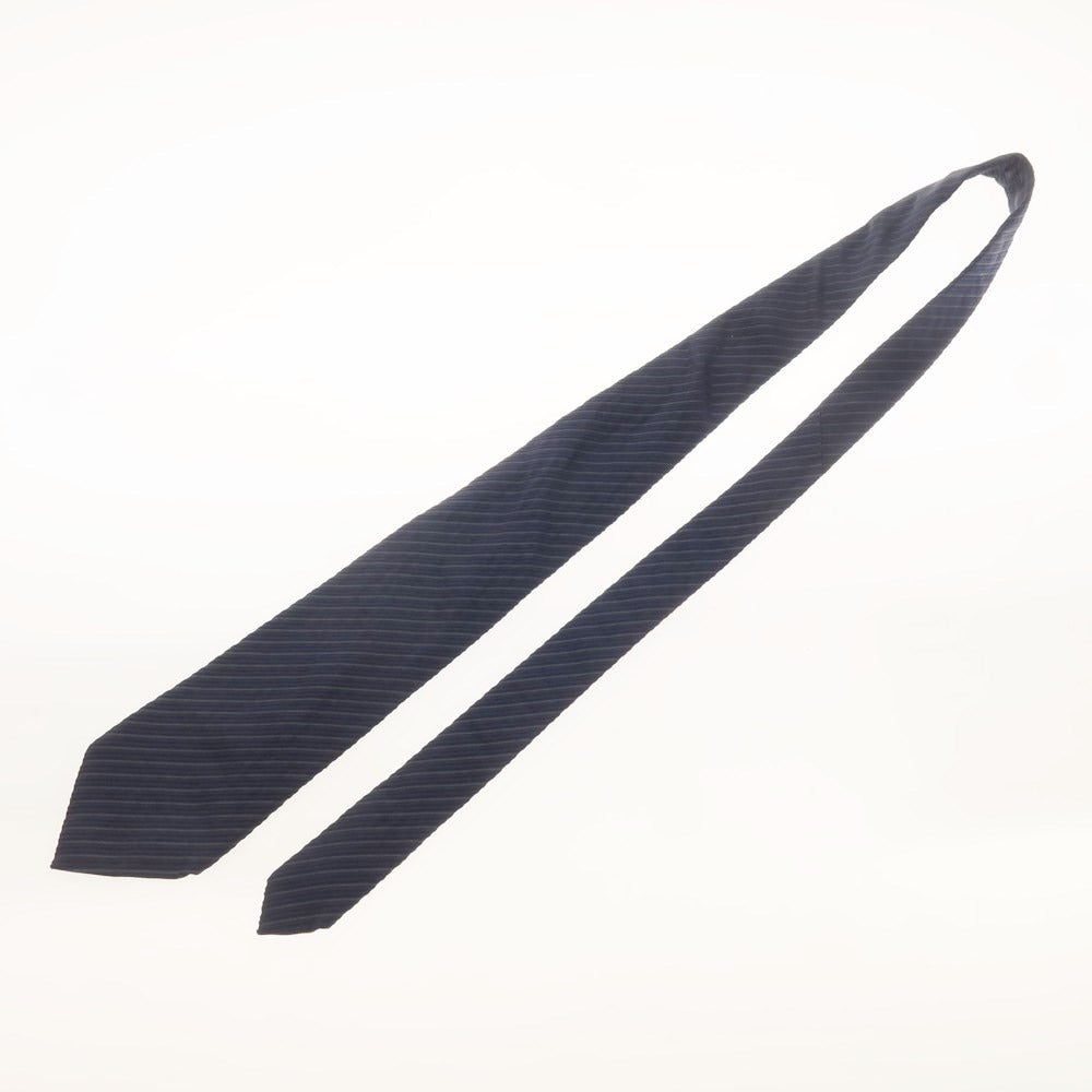 [Used] Les Copains 3-fold silk striped tie, navy [Size -] [NVY] [S/S/A/W] [Condition Rank B] ​​[Men&