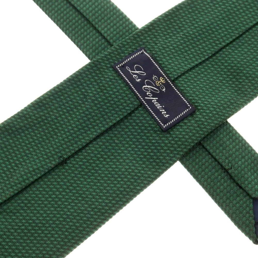 [Used] Les Copains 3-fold plain silk tie in deep green [Size -] [GRN] [S/S/A/W] [Condition B] [Men&