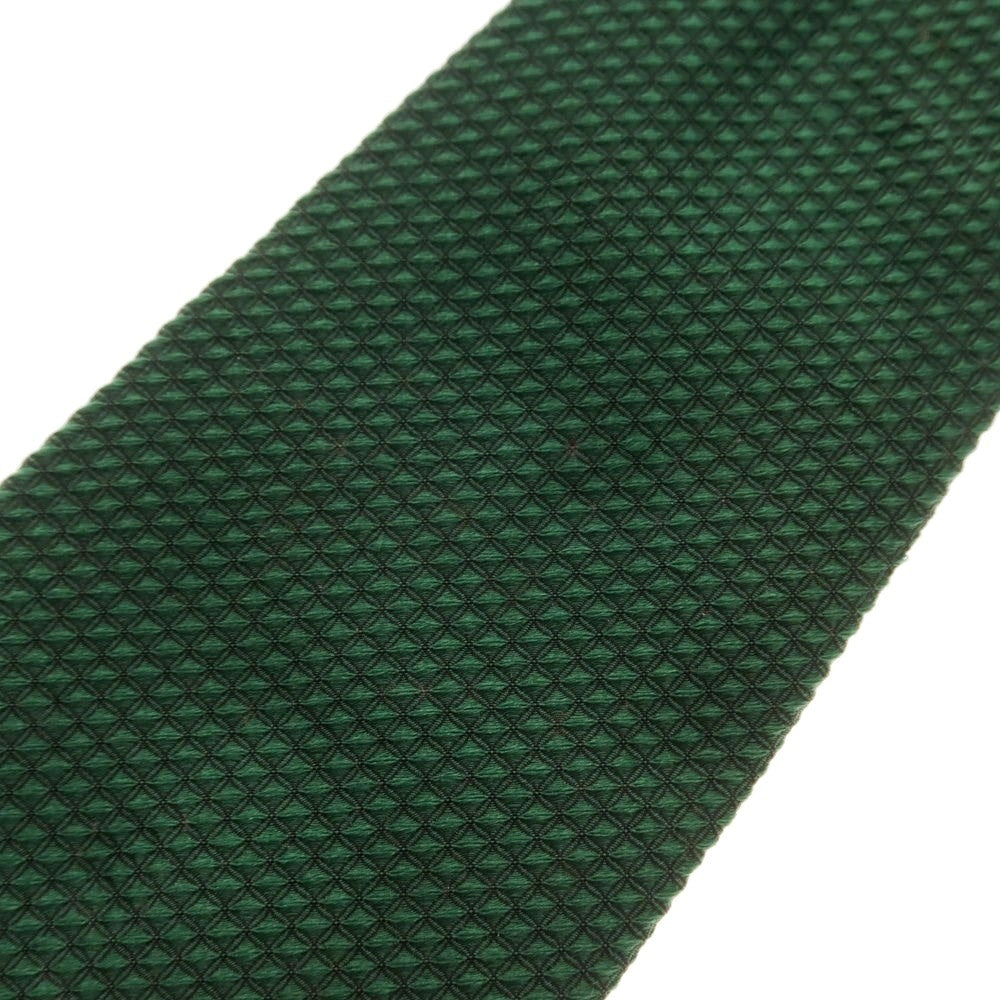 [Used] Les Copains 3-fold plain silk tie in deep green [Size -] [GRN] [S/S/A/W] [Condition B] [Men&