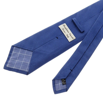 [Used] Manifatture Cravatte 3-fold silk plain tie, blue [Size -] [BLU] [S/S/A/W] [Condition Rank B] ​​[Men&