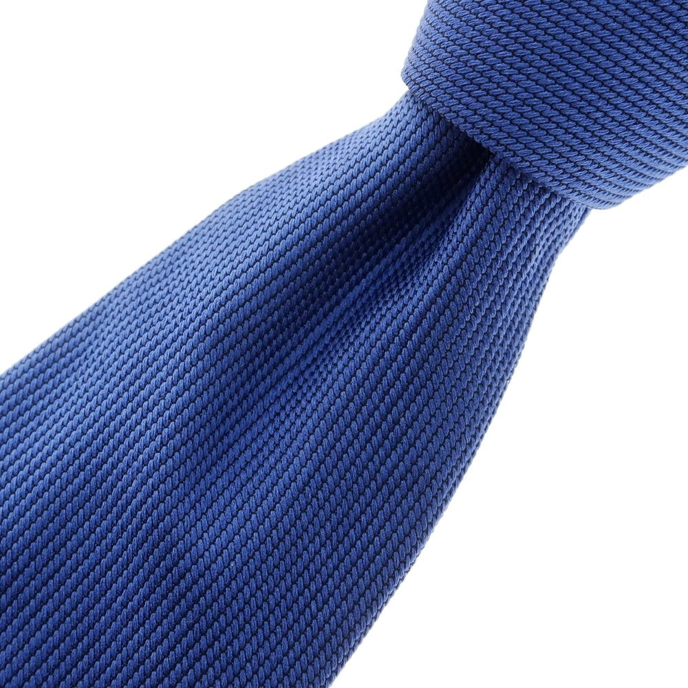 [Used] Manifatture Cravatte 3-fold silk plain tie, blue [Size -] [BLU] [S/S/A/W] [Condition Rank B] ​​[Men&