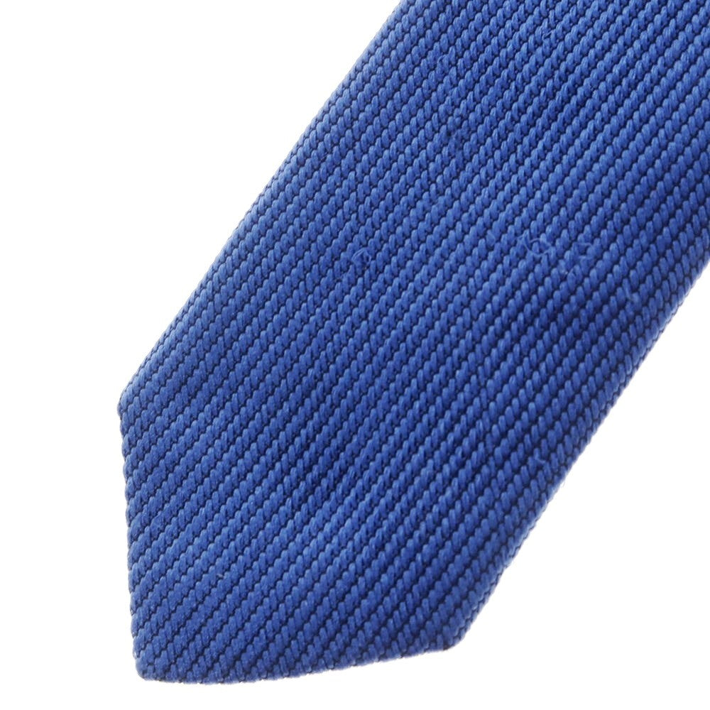 [Used] Manifatture Cravatte 3-fold silk plain tie, blue [Size -] [BLU] [S/S/A/W] [Condition Rank B] ​​[Men&