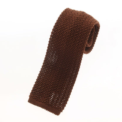 [Used] Sartoria Ring Silk Knit Tie Brown [Size -] [BRW] [S/S/A/W] [Condition Rank B] ​​[Men&