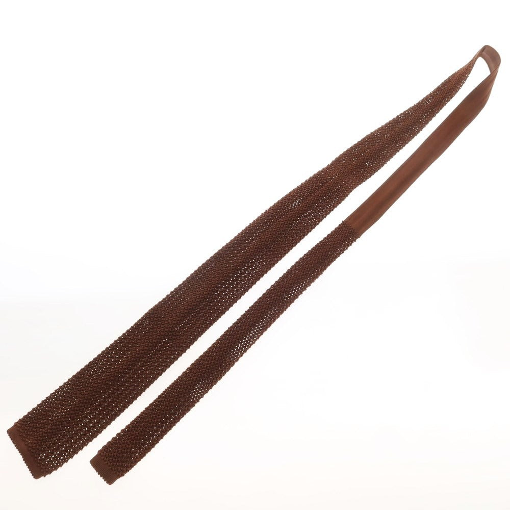 [Used] Sartoria Ring Silk Knit Tie Brown [Size -] [BRW] [S/S/A/W] [Condition Rank B] ​​[Men&