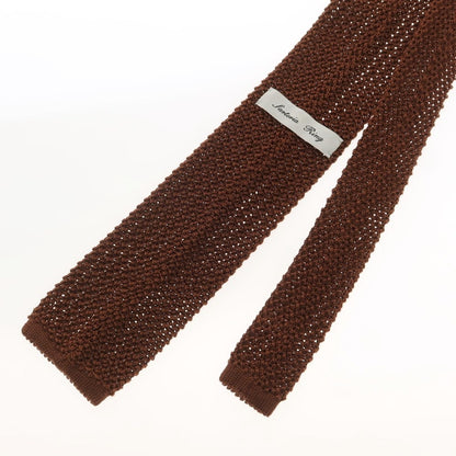 [Used] Sartoria Ring Silk Knit Tie Brown [Size -] [BRW] [S/S/A/W] [Condition Rank B] ​​[Men&