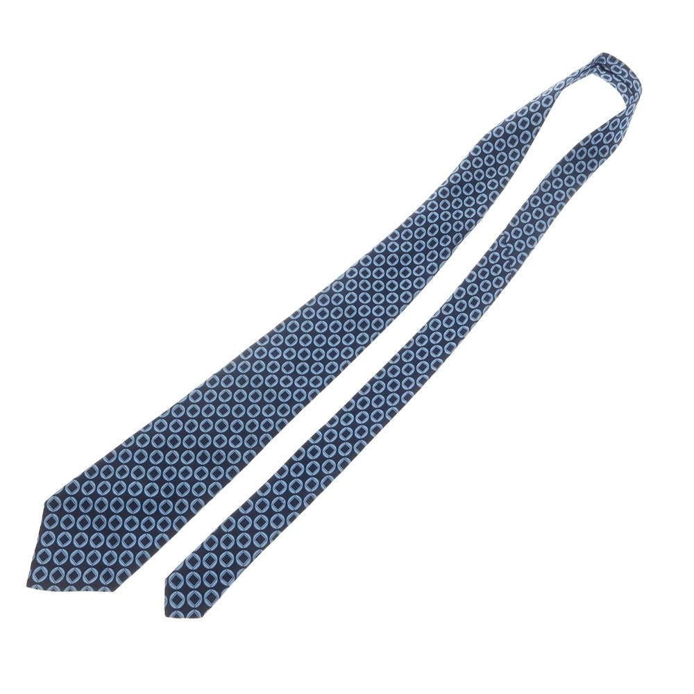 [Used] Stefano Ricci STEFANO RICCI 3-fold silk small pattern tie Navy x blue [Size -] [NVY] [S/S/A/W] [Condition Rank B] ​​[Men&