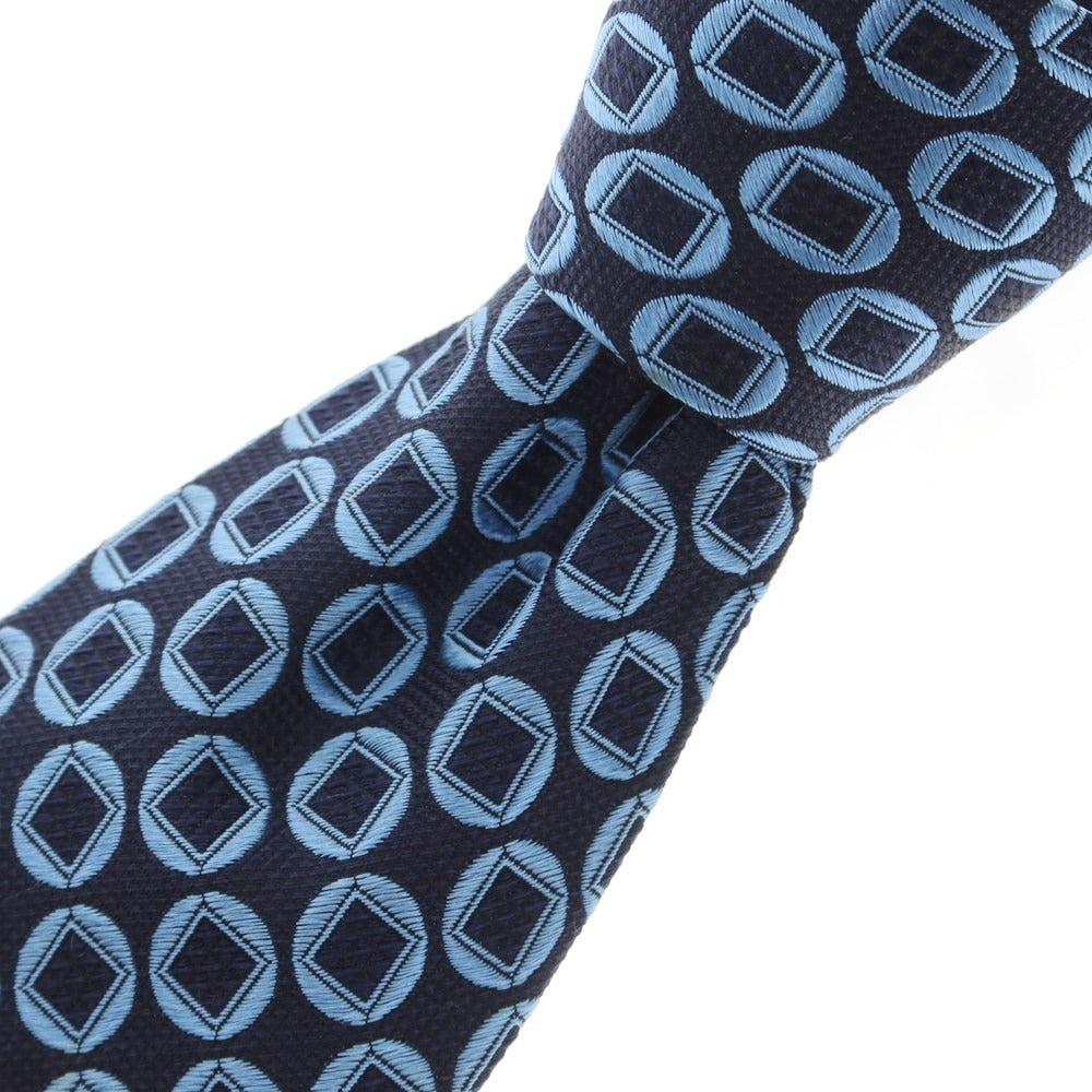 [Used] Stefano Ricci STEFANO RICCI 3-fold silk small pattern tie Navy x blue [Size -] [NVY] [S/S/A/W] [Condition Rank B] ​​[Men&