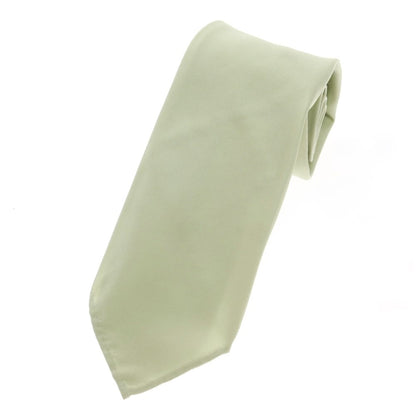 [Used] Franco Minucci Sette Pieghe Plain Silk Tie Light Green [Size -] [GRN] [S/S/A/W] [Condition Rank C] [Men&