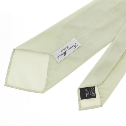 [Used] Franco Minucci Sette Pieghe Plain Silk Tie Light Green [Size -] [GRN] [S/S/A/W] [Condition Rank C] [Men&