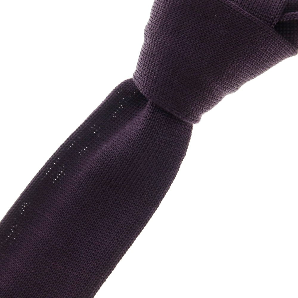 [Used] Franco Minucci Silk Knit Tie Dark Purple [Size -] [PUP] [S/S/A/W] [Condition Rank B] ​​[Men&