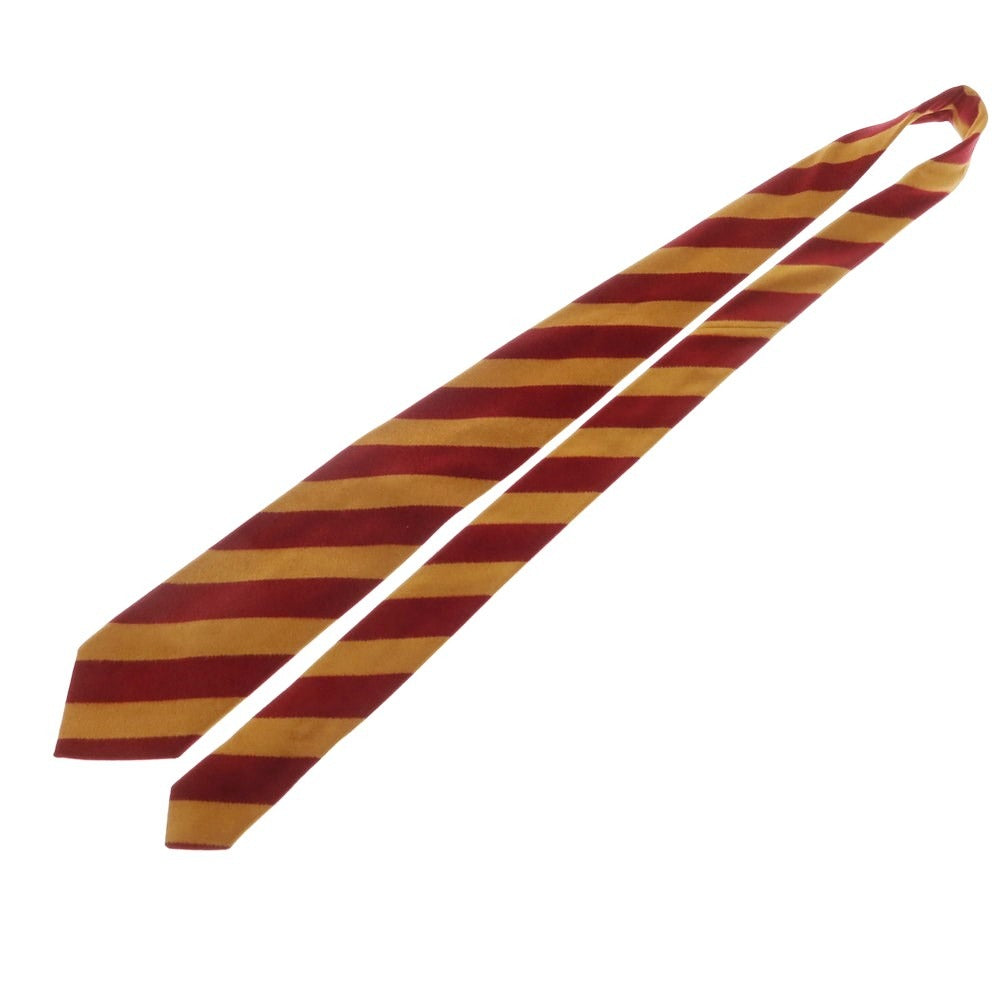 [Used] FRANCO BASSI 3-fold silk striped tie, Bordeaux x light brown [Size -] [RED] [A/W] [Condition Rank B] ​​[Men&