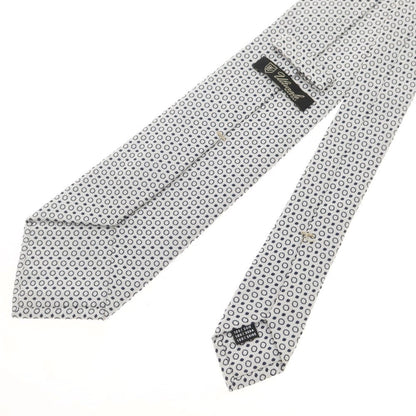 [Used] ULTURALE 3-fold silk small pattern tie, white x navy [Size -] [WHT] [S/S/A/W] [Condition Rank A] [Men&