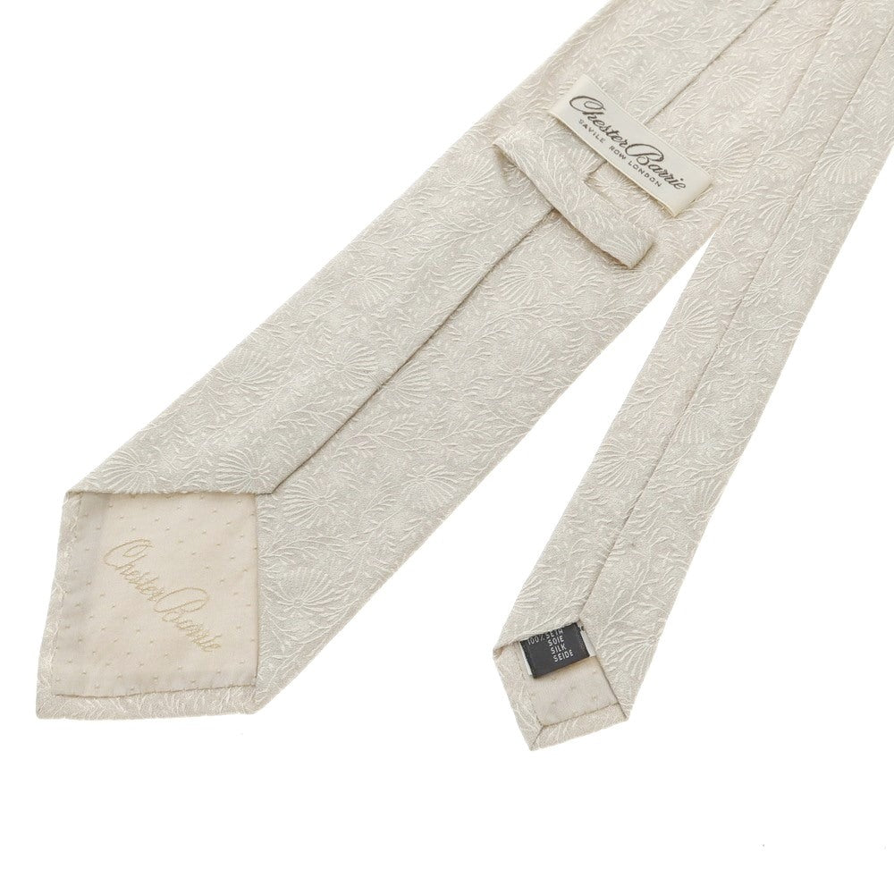 [Used] Chester Barrie 3-fold silk tie, sand beige [Size -] [BEI] [S/S/A/W] [Condition Rank B] ​​[Men&