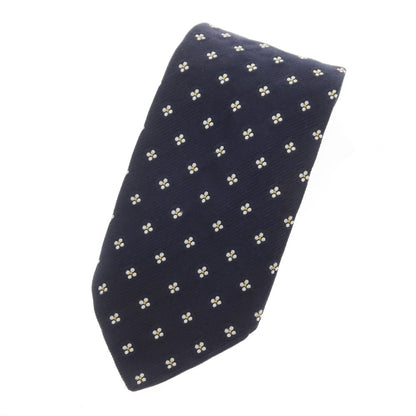 [Used] TINO COSMA 3-fold silk small pattern tie, navy [Size -] [NVY] [S/S/A/W] [Condition Rank B] ​​[Men&