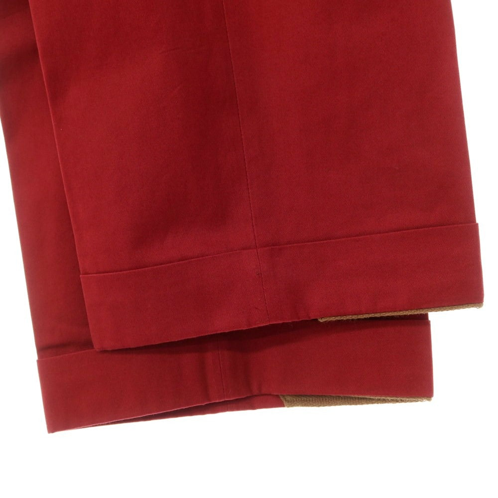 [Used] GTA BEAMS F Custom Cotton Casual Slacks Pants Red [52] [Condition Rank B] [Men&