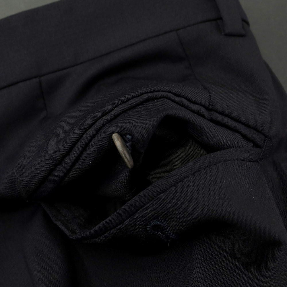 [Used] Gucci Wool Dress Slacks Pants Navy [No size indicated (approximately XL)] [Condition Rank C] [Men&