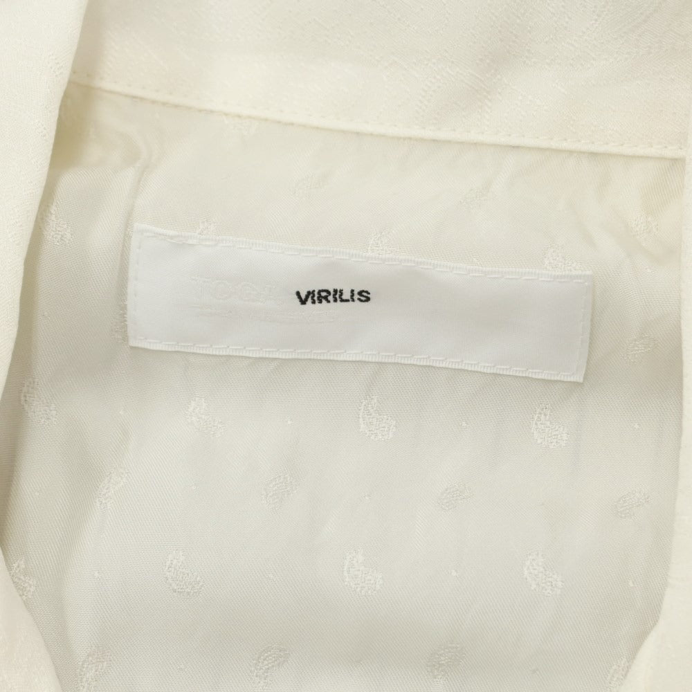 [Used] [Unused] TOGA Cupra Open Collar Casual Shirt White [Size 44] [WHT] [S/S] [Condition Rank S] [Men&