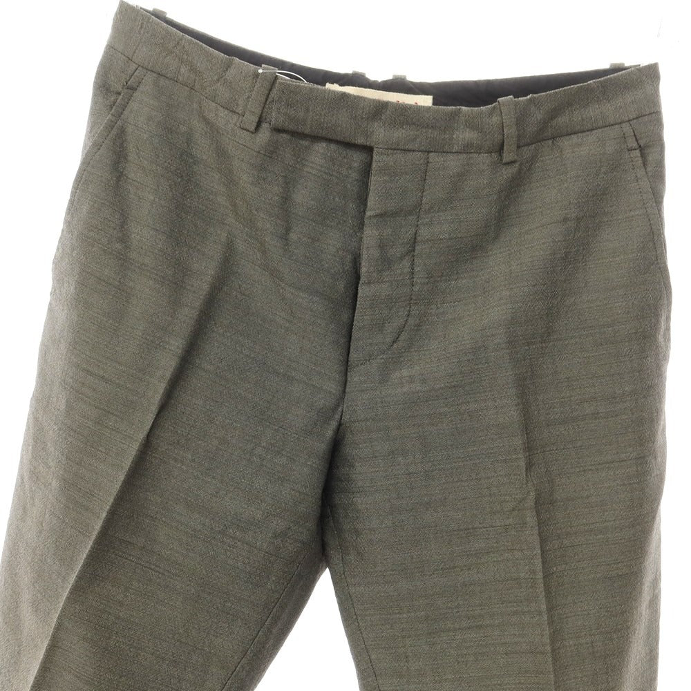 [Used] MARNI wool casual slacks, warm grey [48] [Condition: C] [Men&