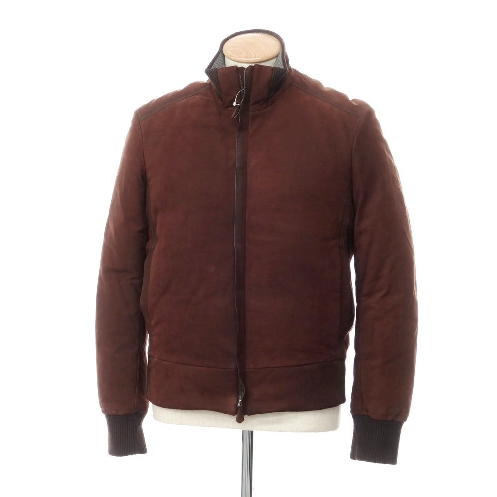 [Used] Berluti Nubuck Leather Down Jacket Brown [44] [Condition Rank B] ​​[Men&