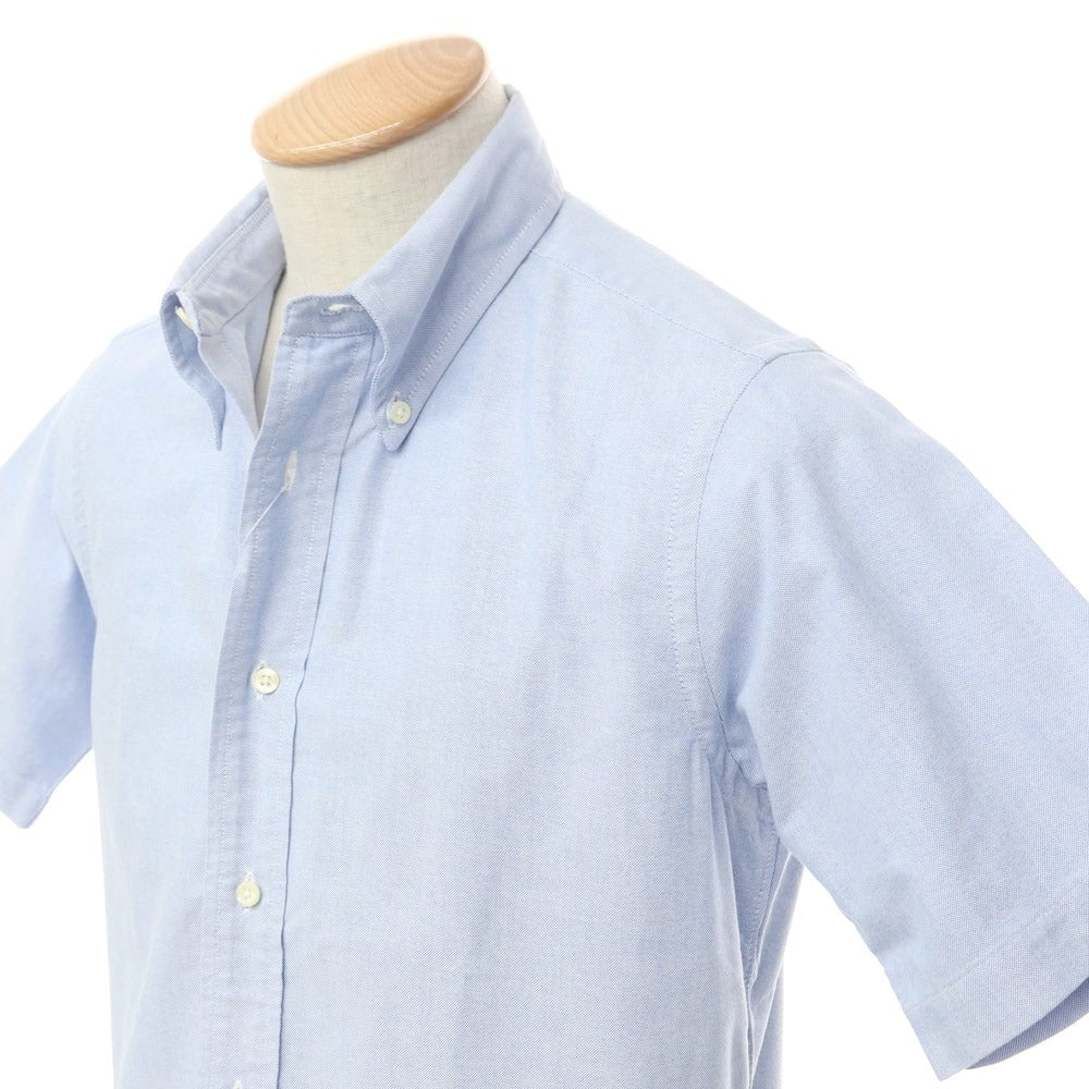 【中古】インディビジュアライズドシャツ INDIVIDUALIZED SHIRTS コットン ボタンダウン 半袖シャツ
 ライトブルー【サイズ15】【BLU】【S/S】【状態ランクB】【メンズ】
【759572】