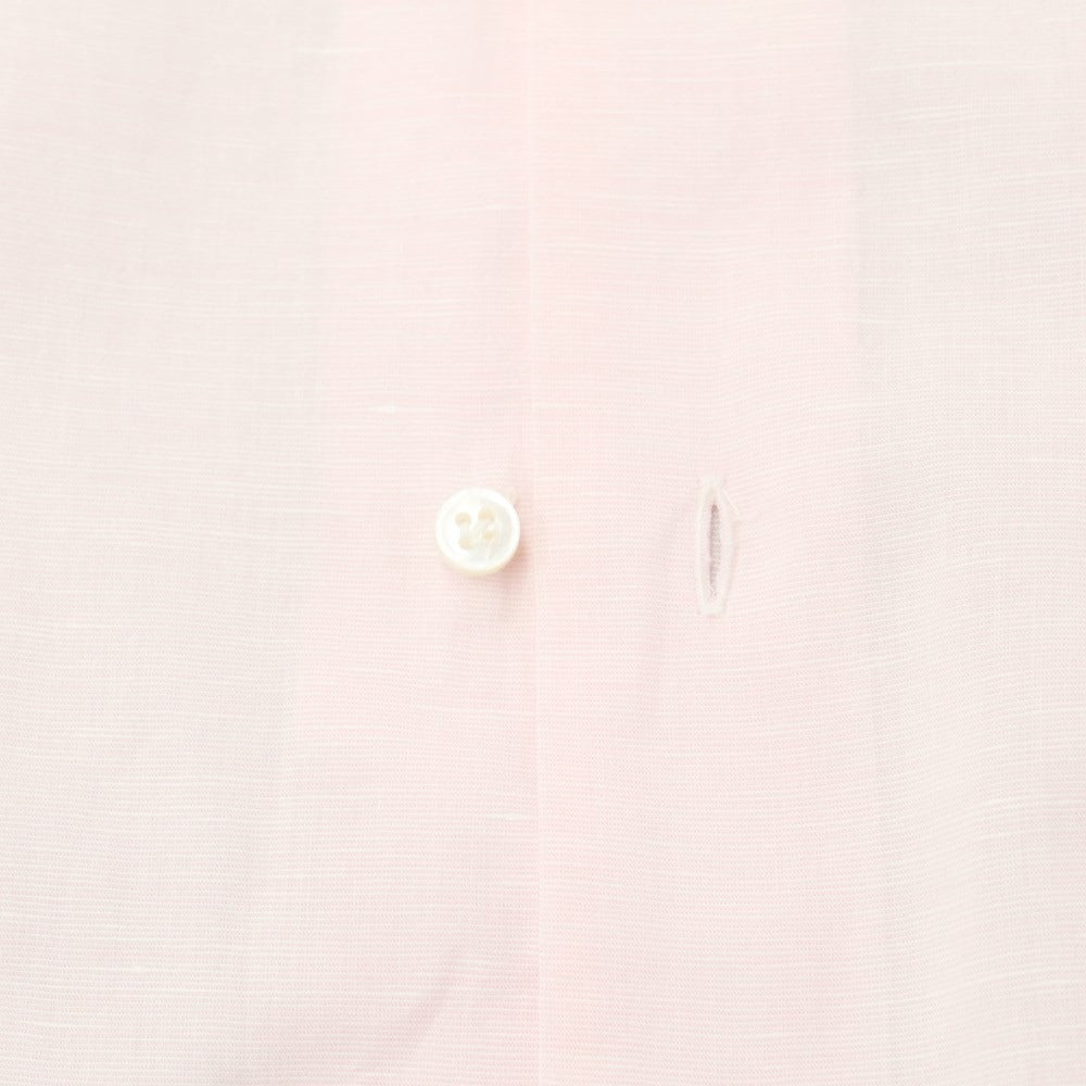 [Used] BARBA Cotton Linen Regular Collar Casual Shirt
 Light pink [Size 41] [PNK] [S/S] [Condition rank C] [Men&