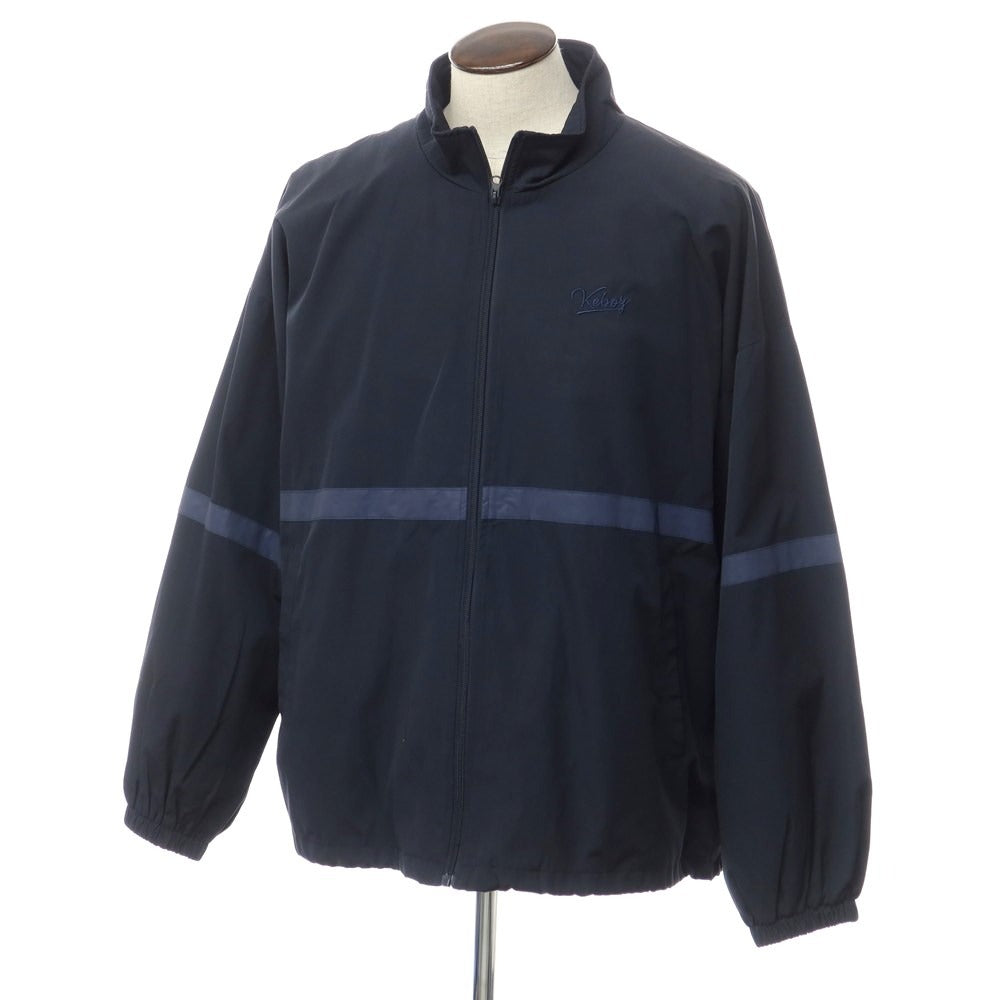 [Used] KEBOZ Polyester Cotton Zip-up Blouson Navy [XL] [Condition Rank B] [Men&