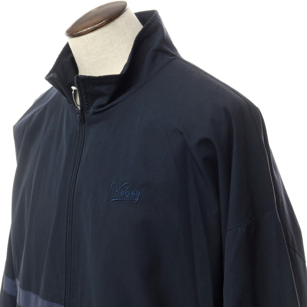 [Used] KEBOZ Polyester Cotton Zip-up Blouson Navy [XL] [Condition Rank B] [Men&