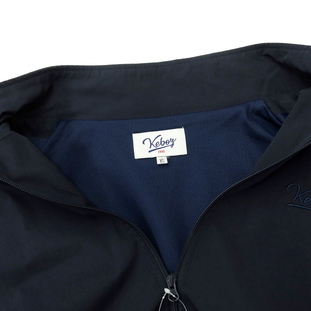 [Used] KEBOZ Polyester Cotton Zip-up Blouson Navy [XL] [Condition Rank B] [Men&