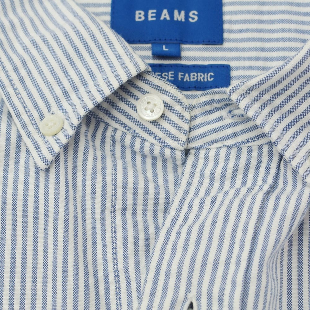 【中古】ビームス BEAMS コットン ボタンダウン 半袖シャツ ホワイトxブルー【サイズL】【WHT】【S/S】【状態ランクC】【メンズ】【759572】
[CPD]