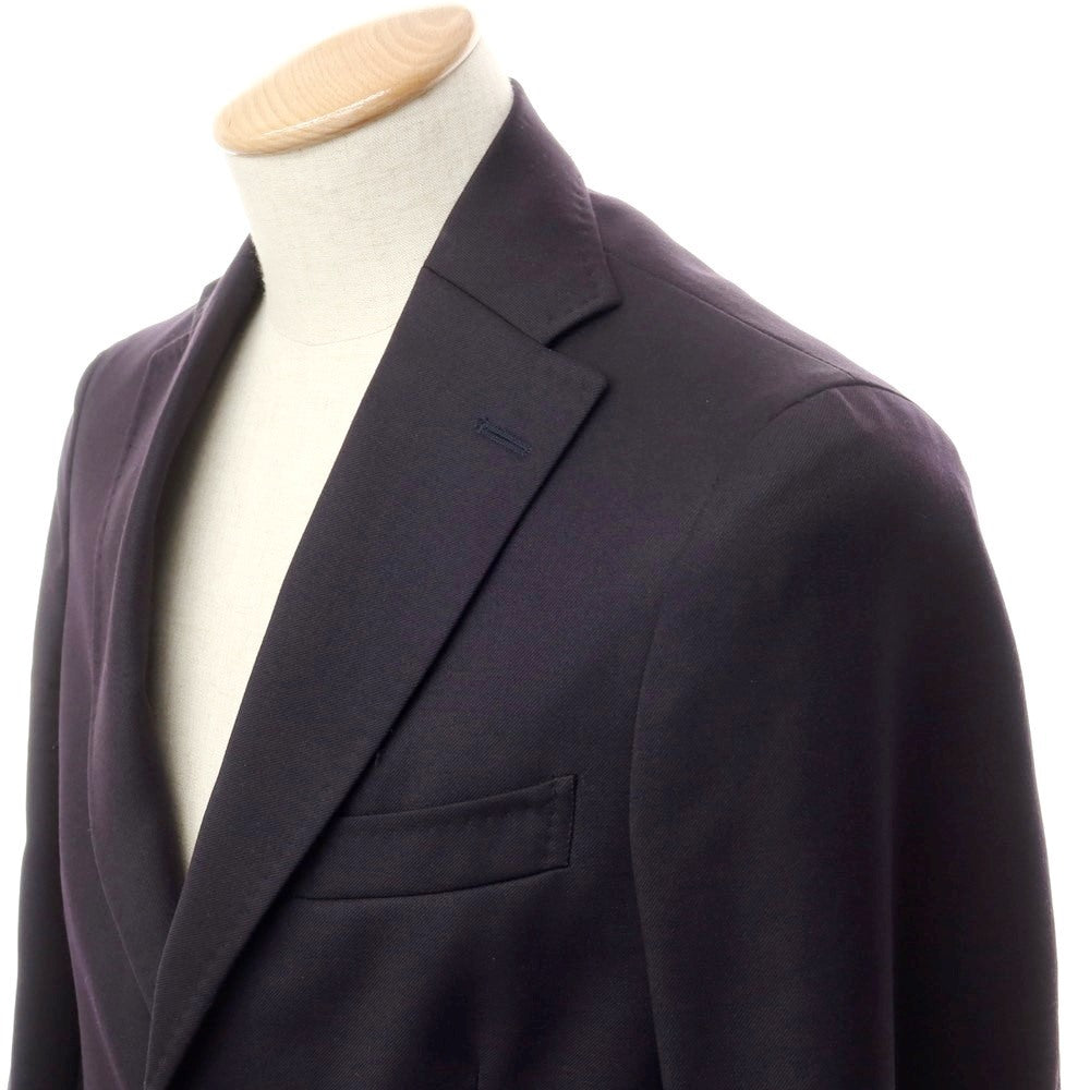 【中古】サルトリア ラトレ SARTORIA LATORRE ウール テーラードジャケット ダークネイビー【 44 Drop8R 】【 状態ランクC 】【 メンズ 】