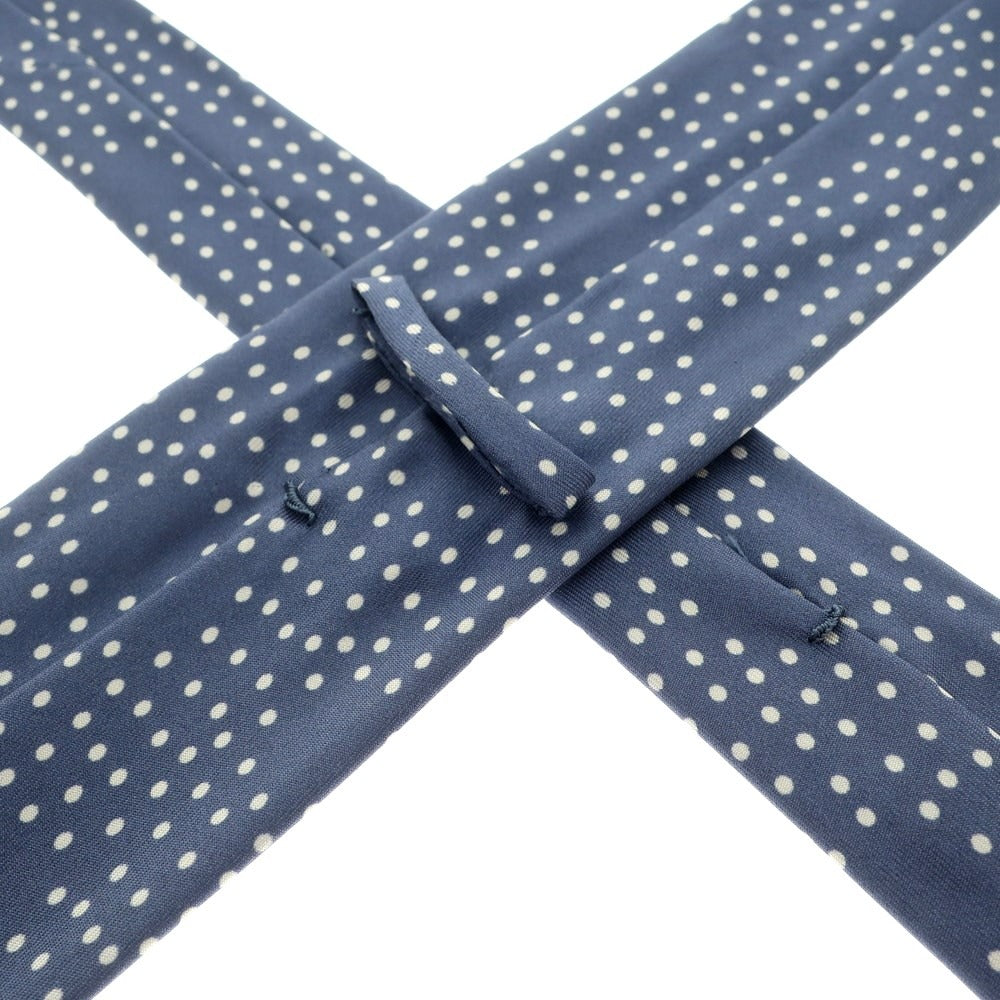 [Used] Franco Minucci Sette Pieghe Silk Polka Dot Tie Blue x White [BLU] [S/S/A/W] [Condition Rank B] ​​[Men&