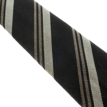 [Used] Nicky UNITED ARROWS special order 3-fold silk striped tie black x white [BLK] [S/S/A/W] [Condition rank C] [Men&