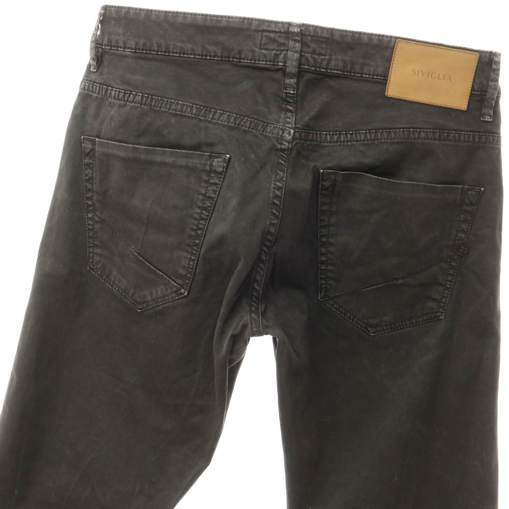 [Used] SIVIGLIA Cotton 5-pocket pants, dark grey [31] [Condition: C] [Men&