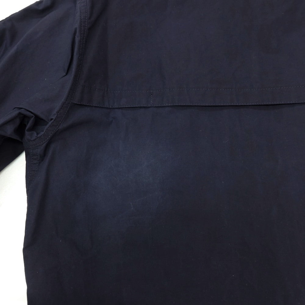 【中古】リンペルメアビレ l’impermeabile ワックスドコットン フーデッド ブルゾン ネイビー【 50 】【 状態ランクC 】【 メンズ 】 [DPD]