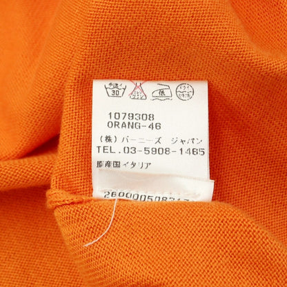 [Used] CRUCIANI High Gauge Cotton V-Neck Knit Orange [46] [Condition Rank D] [Men&