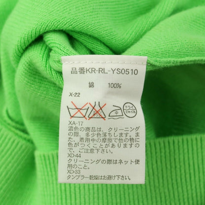 [Used] Polo Ralph Lauren High Gauge Cotton V-neck Knit Light Green [M] [Condition Rank C] [Men&