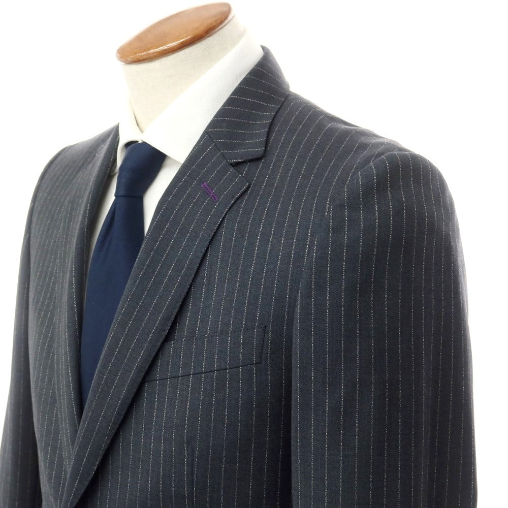 [Used] Paul Smith SOHO Wool Striped 2-Button Suit, Grey [M] [Condition Rank B] [Men&