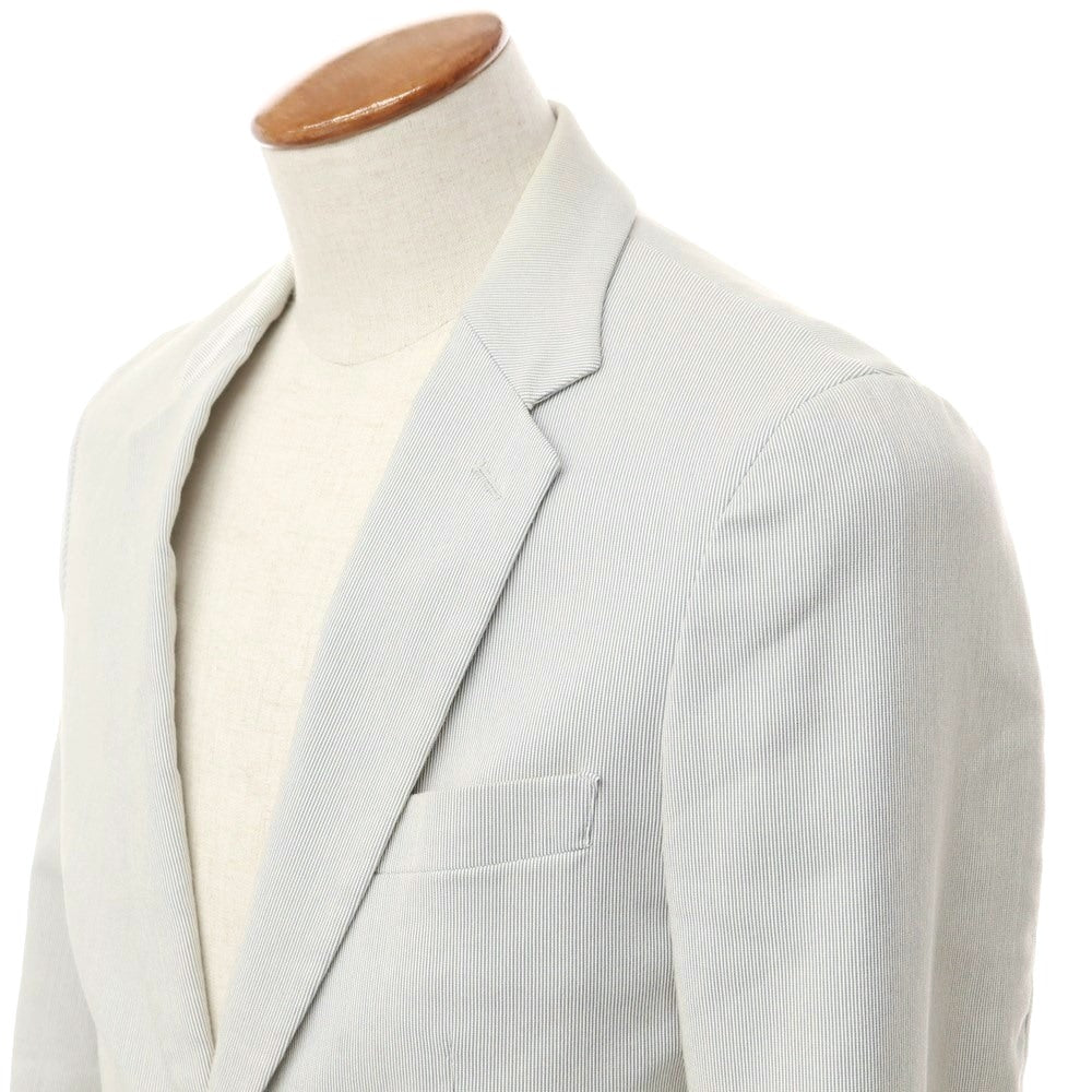 [Used] Paul Smith Stretch Cotton Silk Casual Jacket Light Blue x Off White [M] [Condition Rank D] [Men&