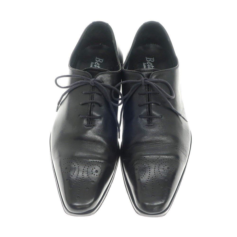 [Used] Bettaccini Whole Cut Dress Shoes Black [40] [Condition Rank C] [Men&