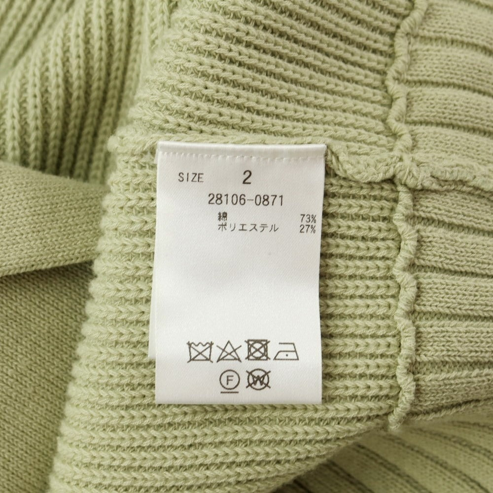 [Used] CLANE HOMME Mid-gauge cotton polyester cardigan, light green [2] [Condition: C] [Men&