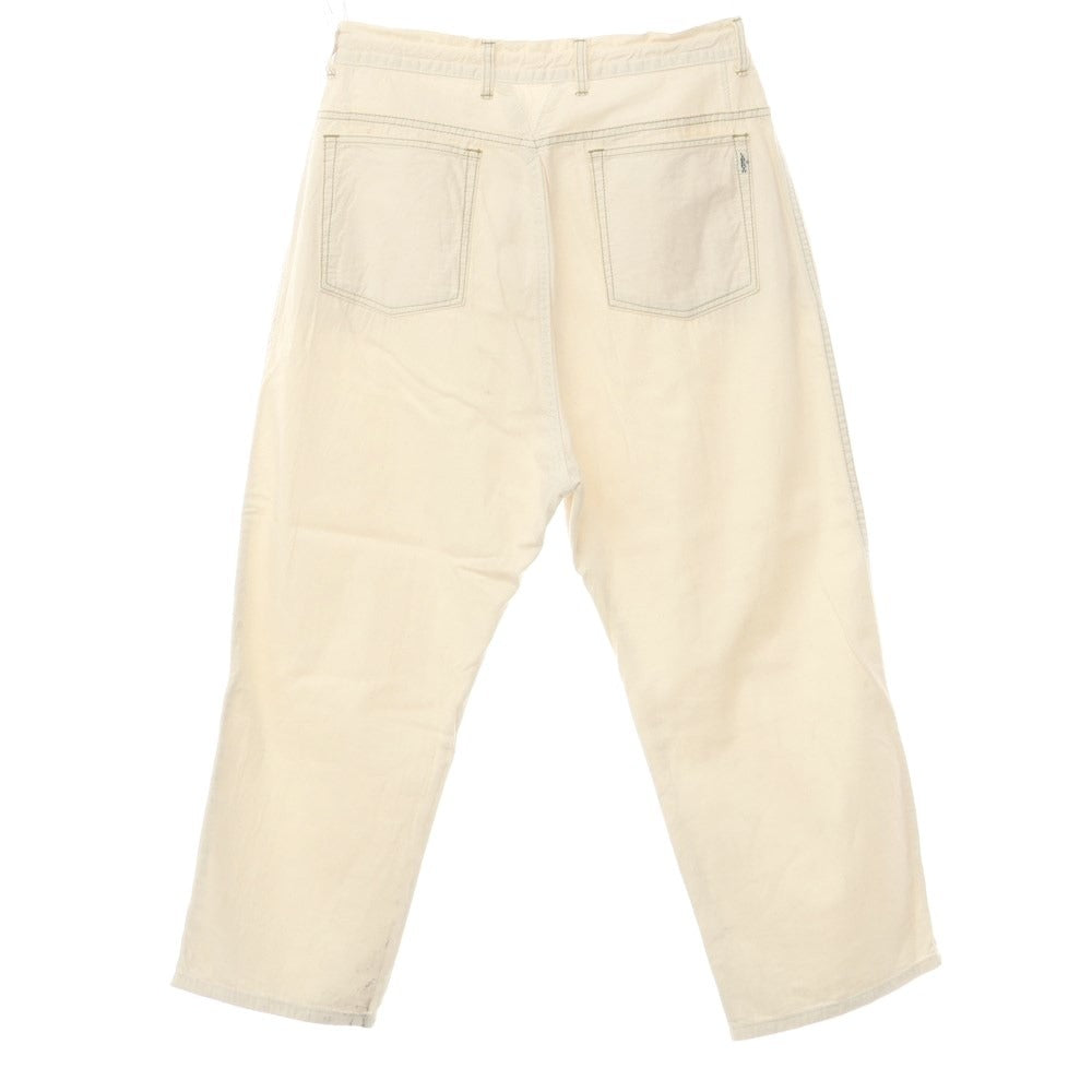 [Used] LIBERTO Cotton Wide Work Pants Off-White [M] [Condition Rank C] [Men&