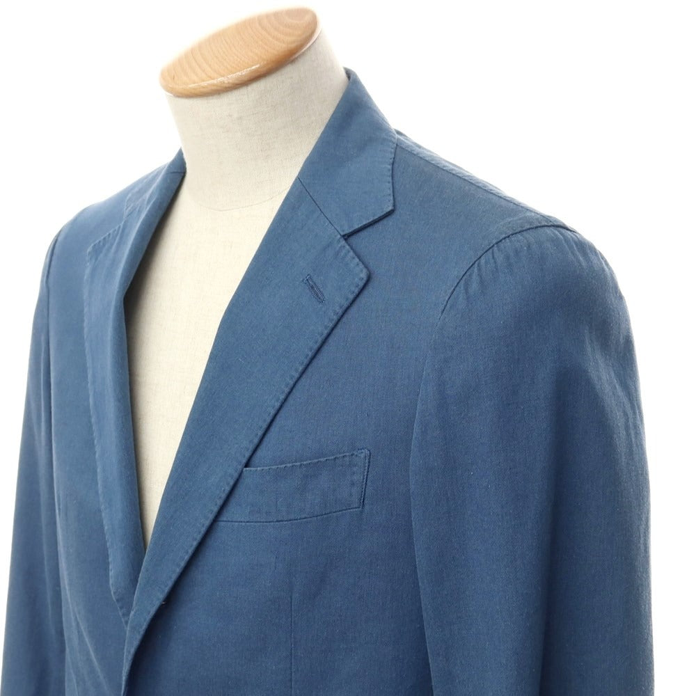 [Used] UNITED ARROWS Cotton Linen 3B Casual Jacket Blue [44] [Condition Rank C] [Men&