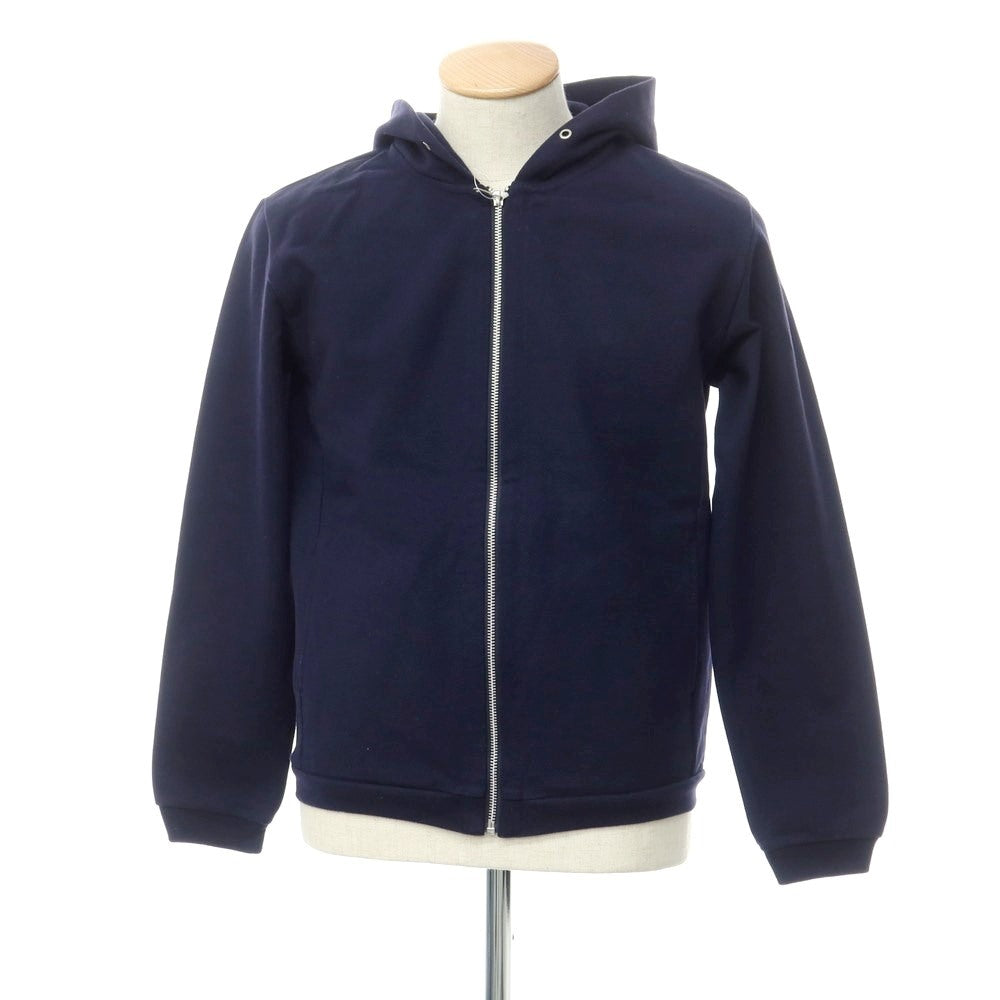 [Used] Nano Universe Cotton Polyester Zip-up Hoodie Navy [S] [Condition Rank C] [Men&