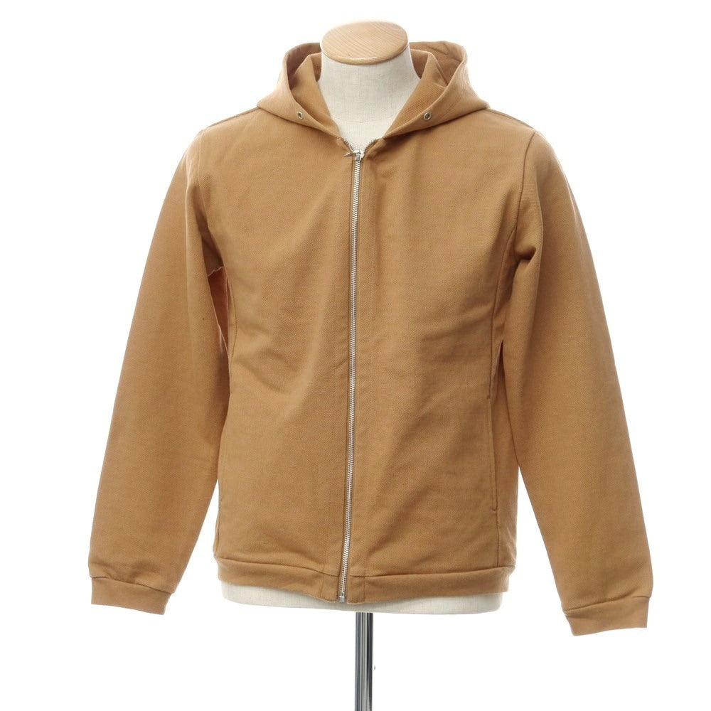 [Used] Nano Universe Cotton Polyester Zip-up Hoodie Light Brown [S] [Condition Rank C] [Men&