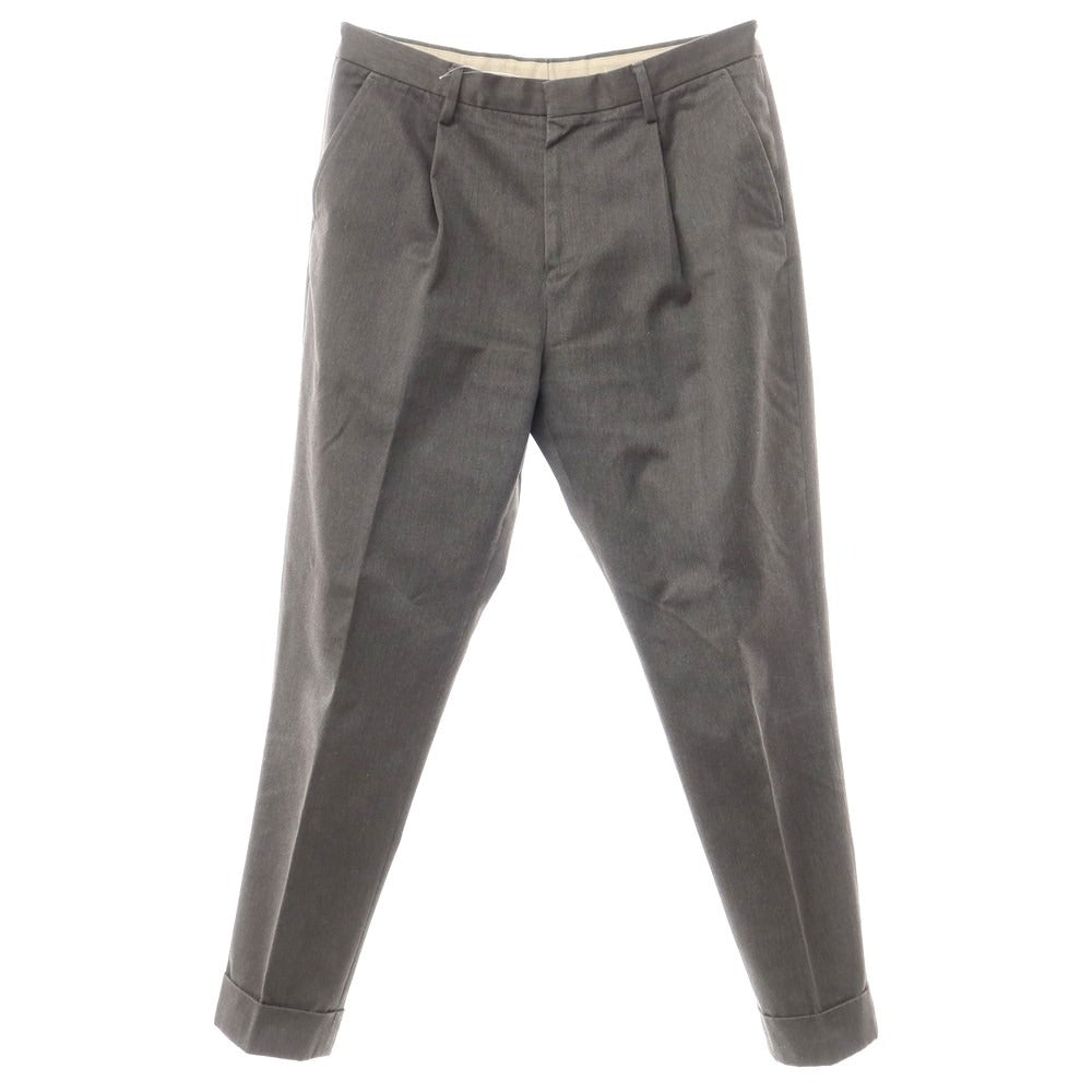 [Used] District UNITED ARROWS Cotton Polyester Casual Slacks Pants Dark Gray [L] [Condition Rank C] [Men&