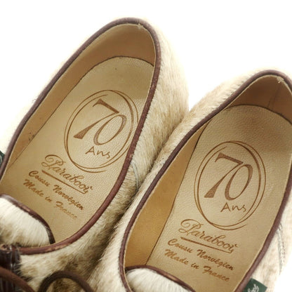 [Used] [Unused] Paraboot 70th Anniversary MICHAEL SPORT Michael Pony Fur Tyrolean Shoes Beige x Brown [42] [Condition Rank S] [Men&