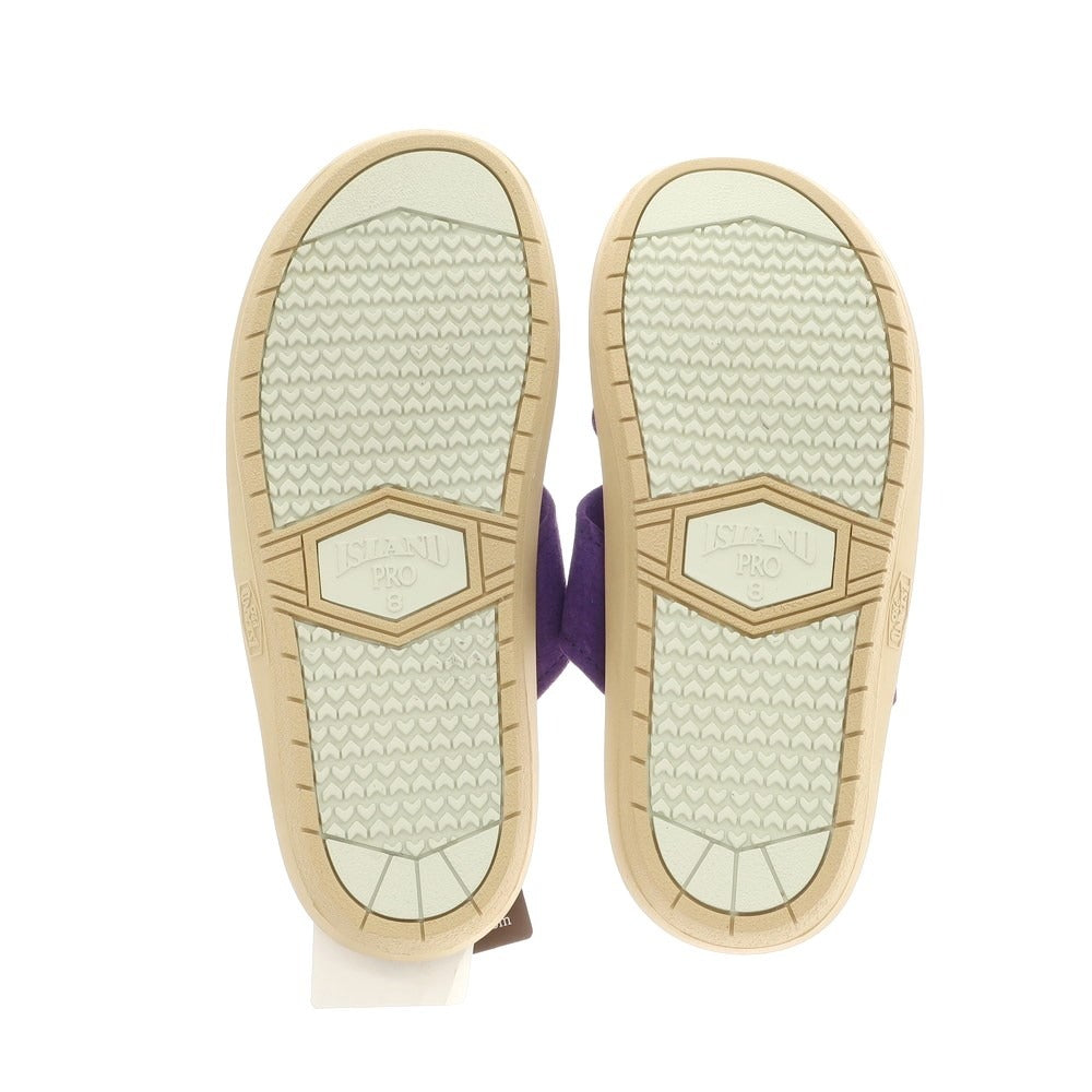 【中古】【未使用】アイランドスリッパ ISLAND SLIPPER スエード クロスストラップ サンダル パープル【 8 】【 状態ランクS 】【 メンズ 】