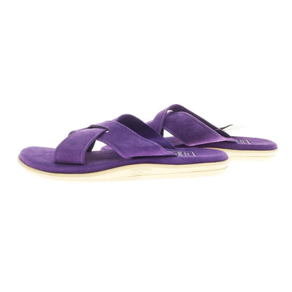 【中古】【未使用】アイランドスリッパ ISLAND SLIPPER スエード クロスストラップ サンダル パープル【 8 】【 状態ランクS 】【 メンズ 】