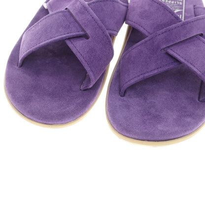 [Used] [Unused] ISLAND SLIPPER Suede Cross Strap Sandals Purple [9] [Condition Rank S] [Men&